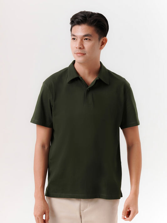 Adem Polo Shirt - Moss