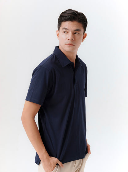 Adem Polo Shirt - Navy
