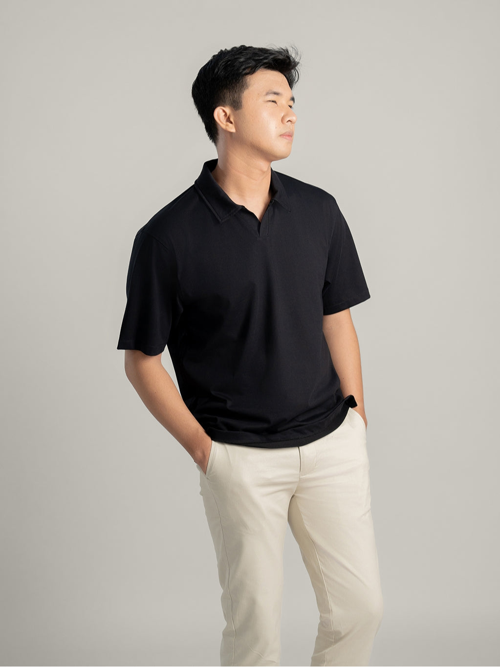 KLOTIFAI - Adem Klase Polo Shirt Black