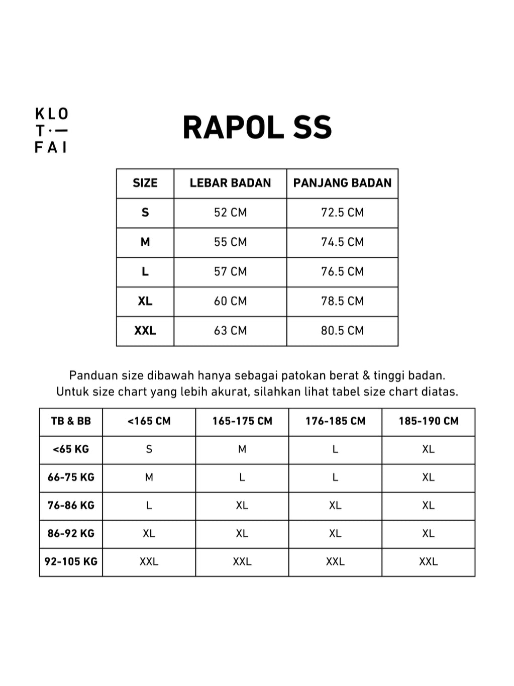 KLOTIFAI - Rapol SS Broken White