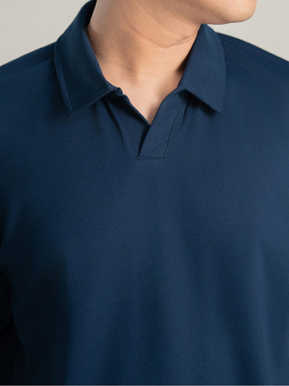 KLOTIFAI - Adem Klase Polo Shirt Navy