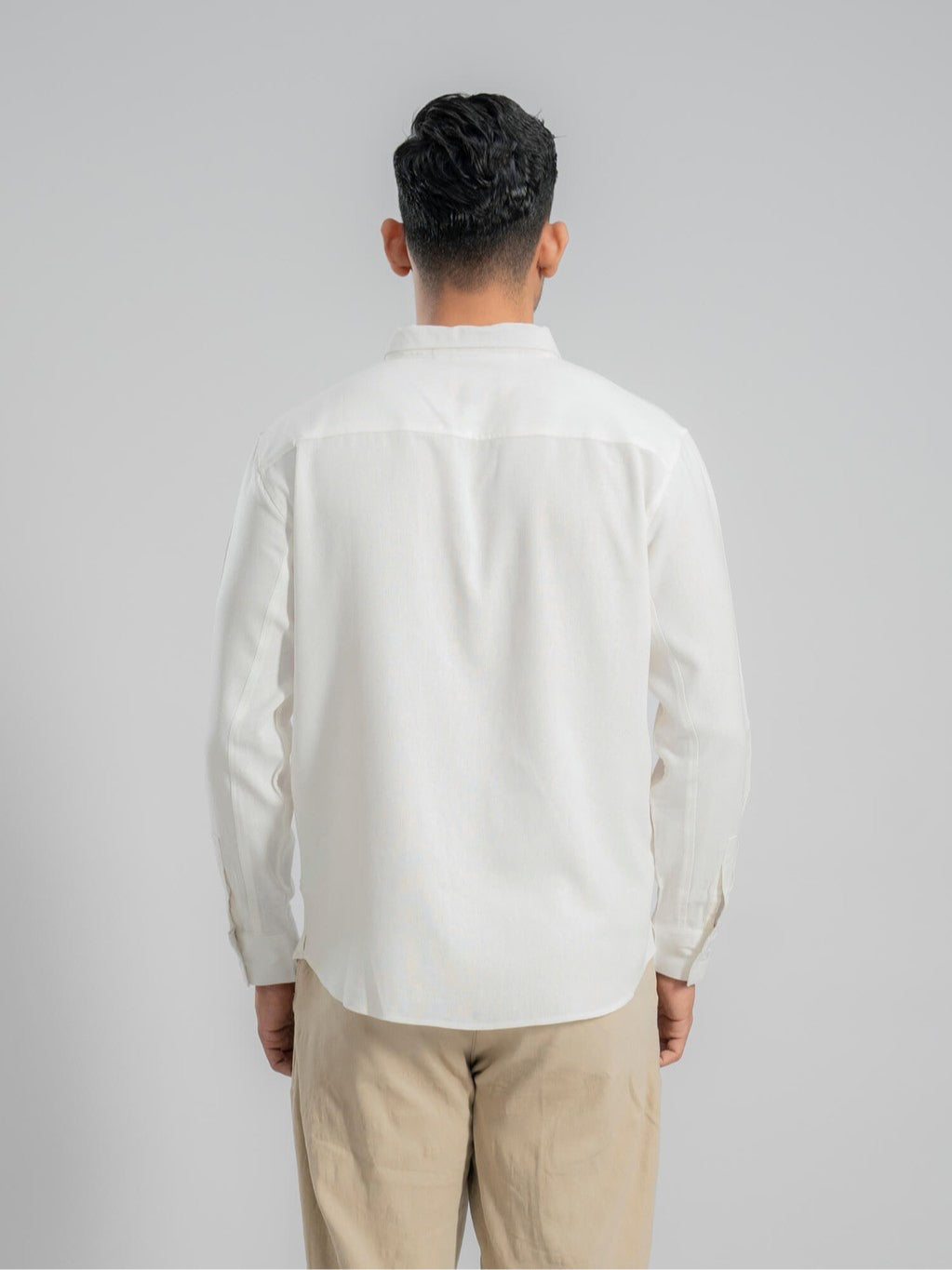 KLOTIFAI - Wilson Linen LS White