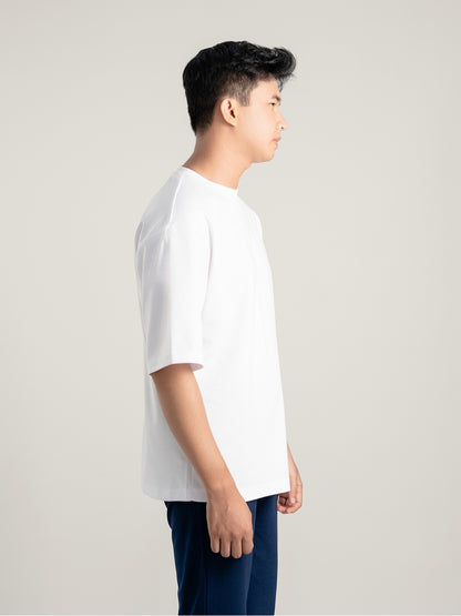 KLOTIFAI - Adem Oversized Tee White