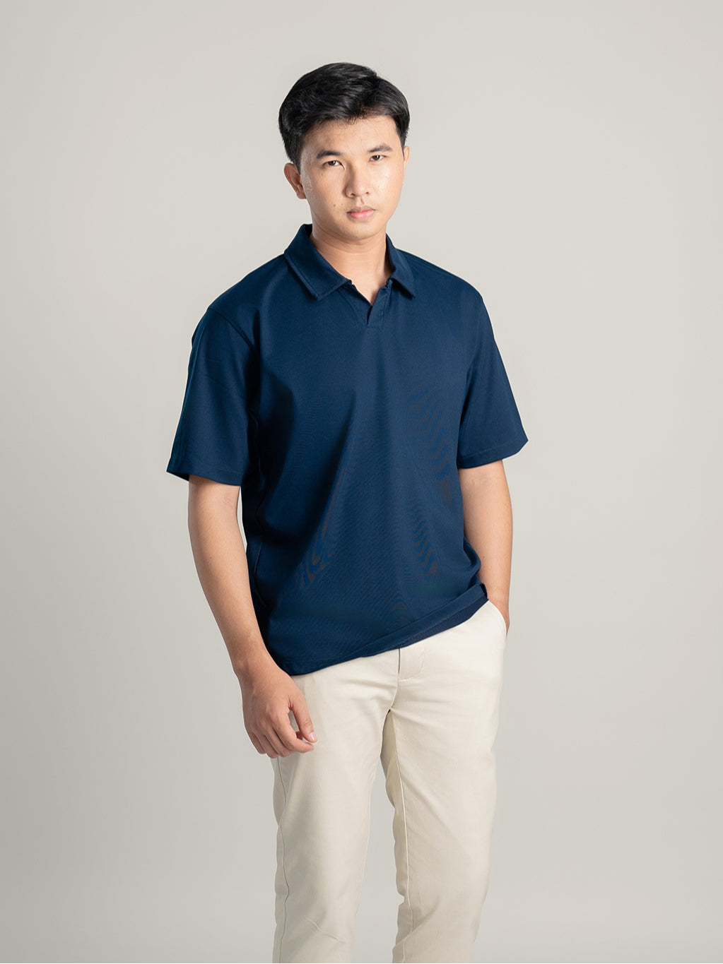 KLOTIFAI - Adem Klase Polo Shirt Navy