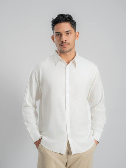 KLOTIFAI - Wilson Linen LS White