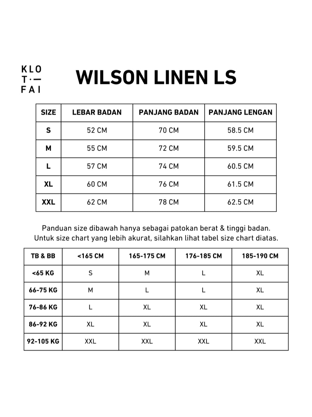 KLOTIFAI - Wilson Linen LS White