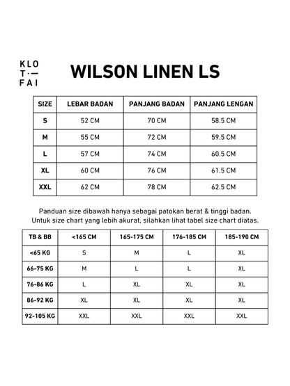 KLOTIFAI - Wilson Linen LS White